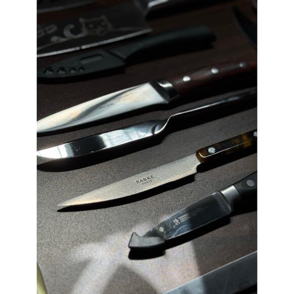 Assorted Kitchen Knife Lot - Mixed Brands, Some New, Mostly Used - Picture 2 of 7